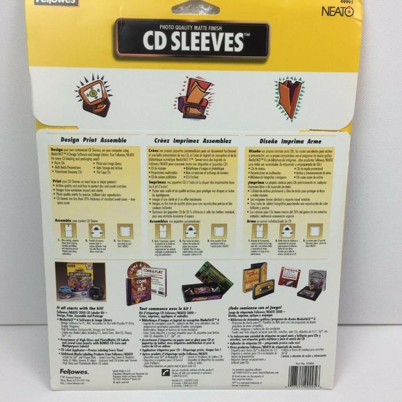 Fellowes Neato 20 Photo Quality White Matte Finish - Picture 5 of 7